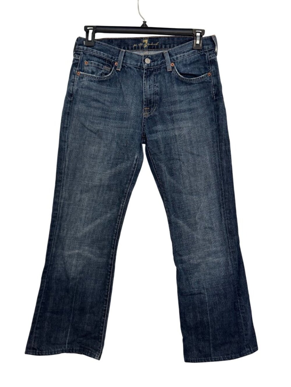 7 For All Mankind Mens Straight Leg Jeans Size 32 Made In USA